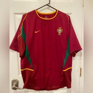 Vintage Portugal National Team 2002/2004 Home Soccer Jersey Men’s Size XXL Nike